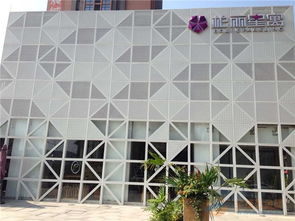 雕花鏤空鋁單板 金屬建筑裝飾的藝術與實用融合